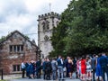 Wedding at St MaryÃ¢â¬â¢s Parish Church in Nether Alderley Cheshire.